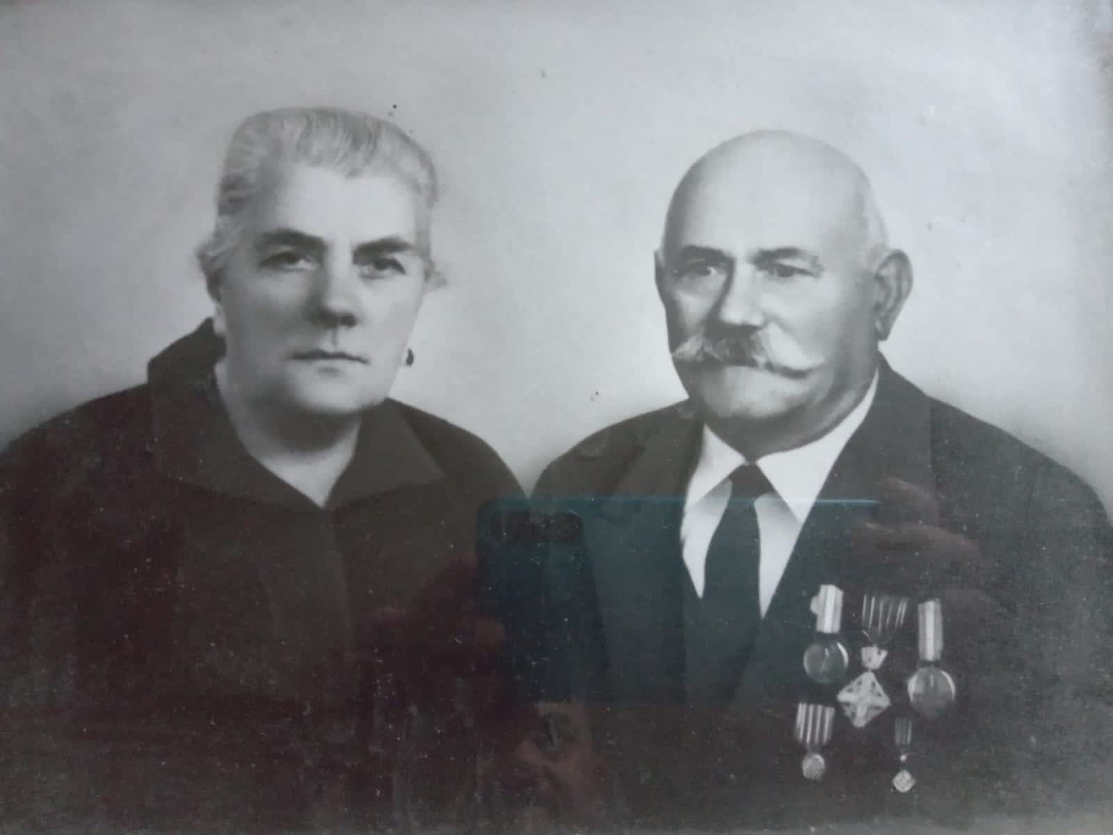 The spouses Gioacchino and Erminia Campagnolo