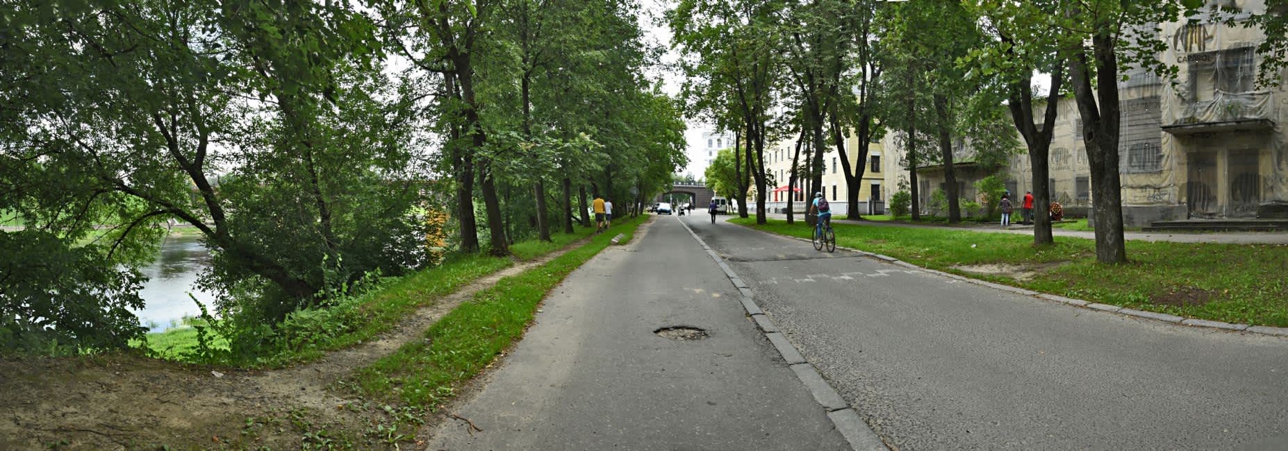 The area of the former Vitebsk Ghetto. Photographer: 	Alexander Litin, 2018.