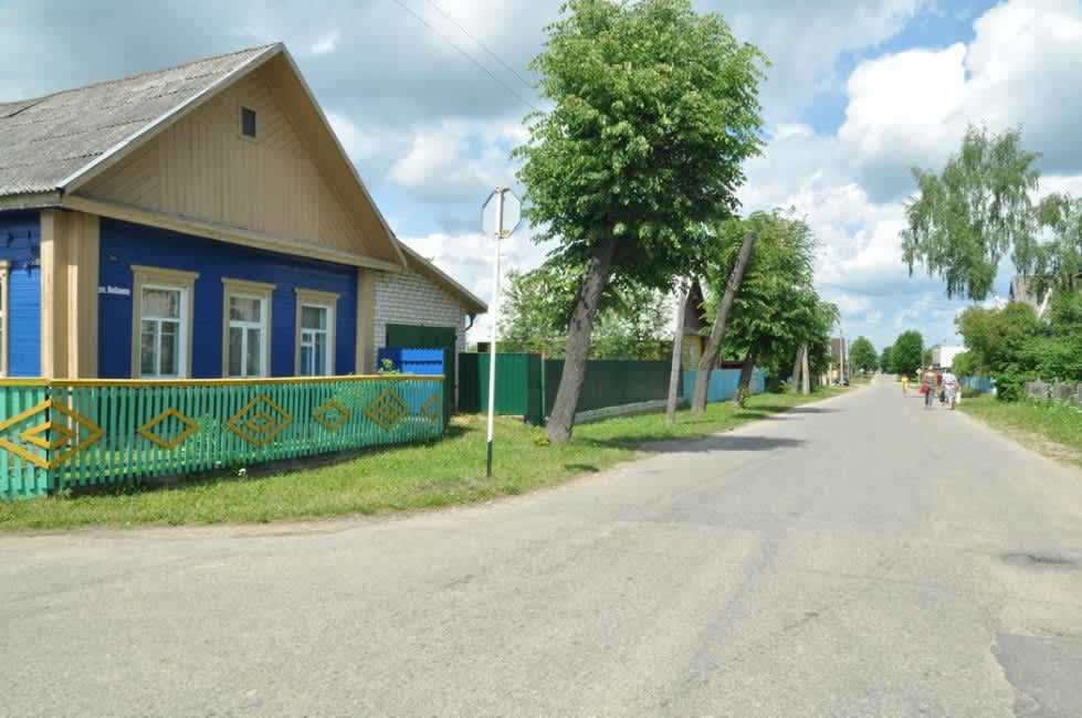 Site of the former ghetto of Lepel. Photographer: 	Alexander Litin, 2012.