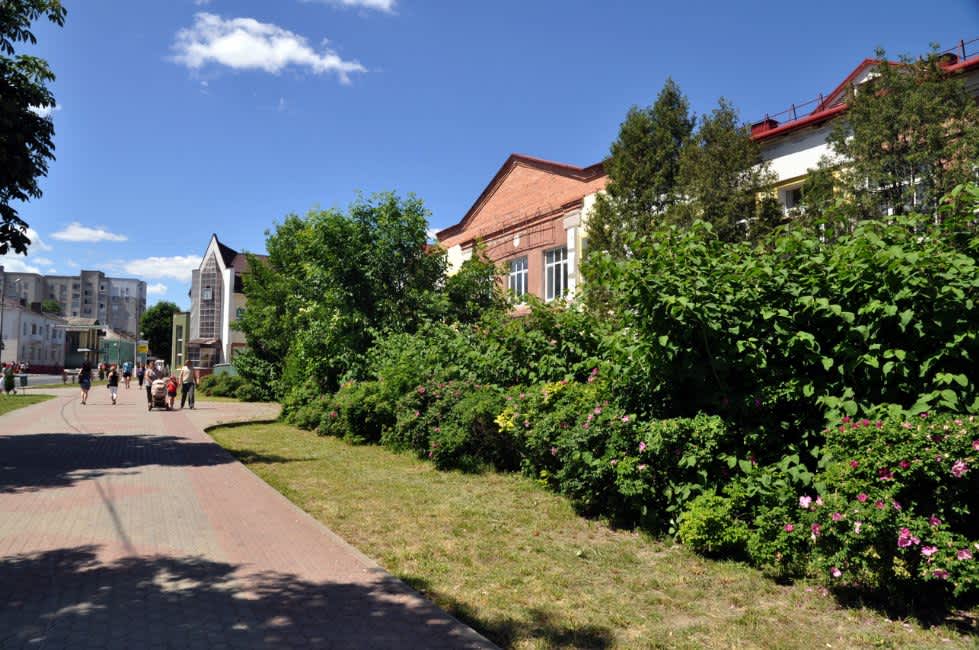 Former ghetto building on today's Pervomayskaya Street,  Zhlobin. Photographer: 	Alexander Litin, 2011.