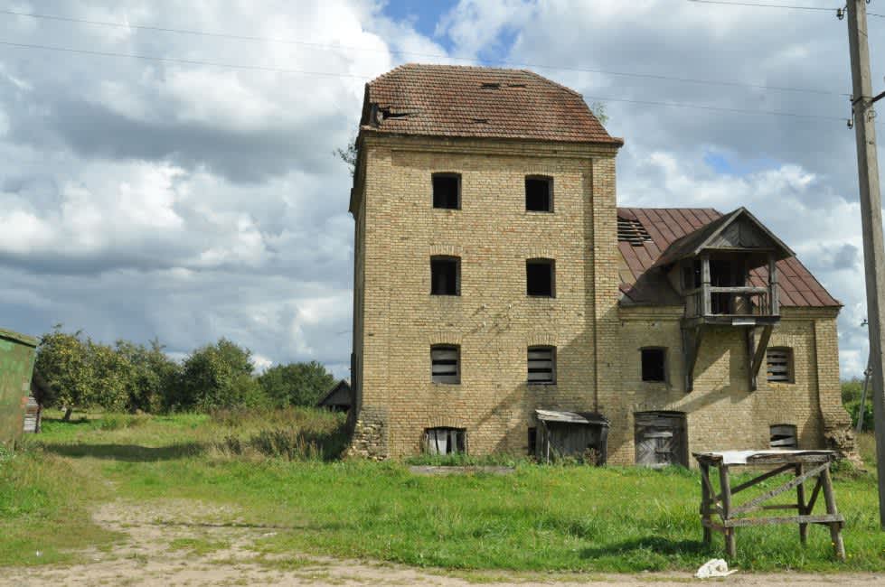 The Itmans family mill in Ziabki. Photographer: 	Alexander Litin, 2014.