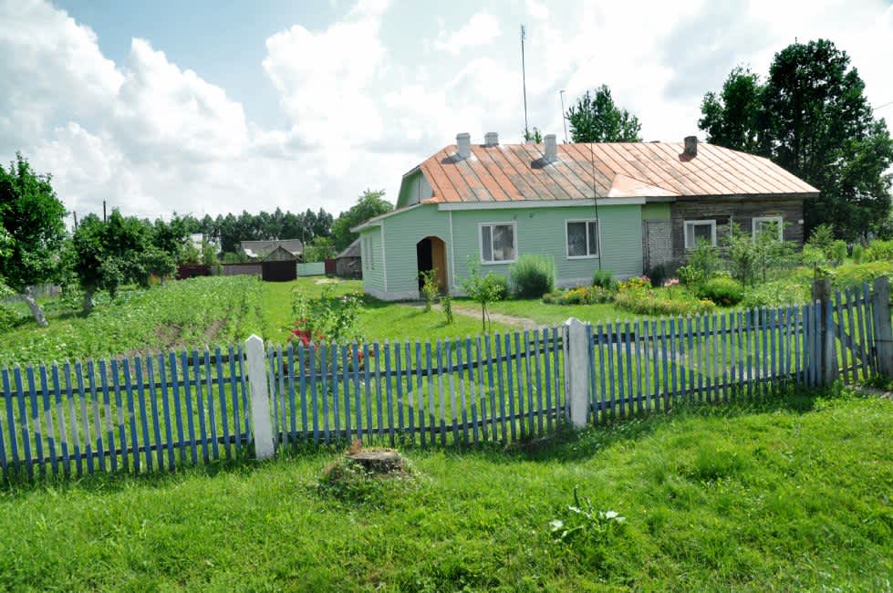 The former ghetto area in Parafianów. Photographer: 	Alexander Litin, 2013.