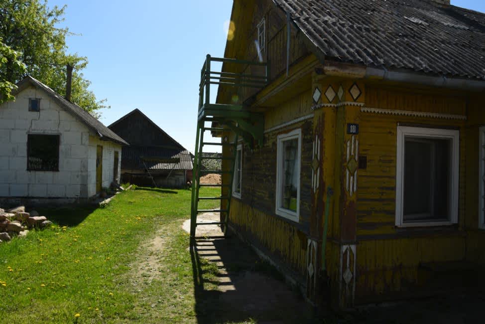 Place of former synagogue in Bielica. Photographer: 	Alexander Litin, 2018.