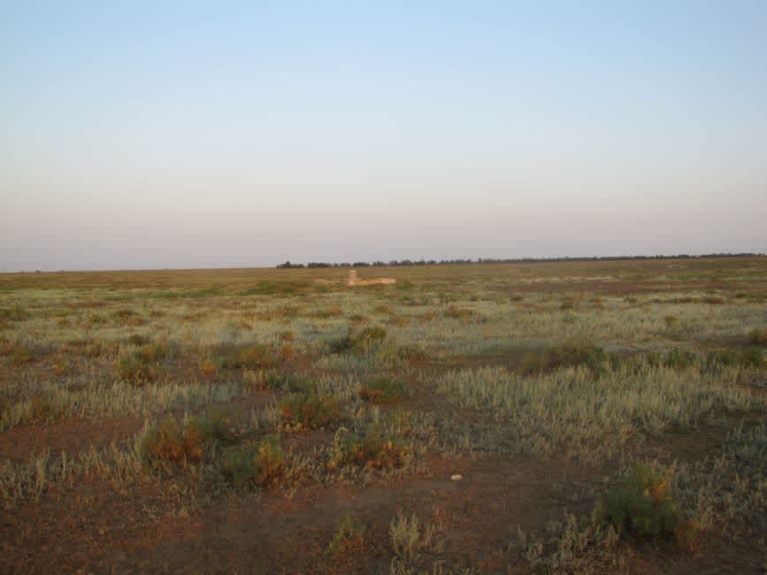 Site of the murder of Jews from Munus Yevreyskiy and Amansha. Photographer: 	Mikhail Tyaglyy, 2010.