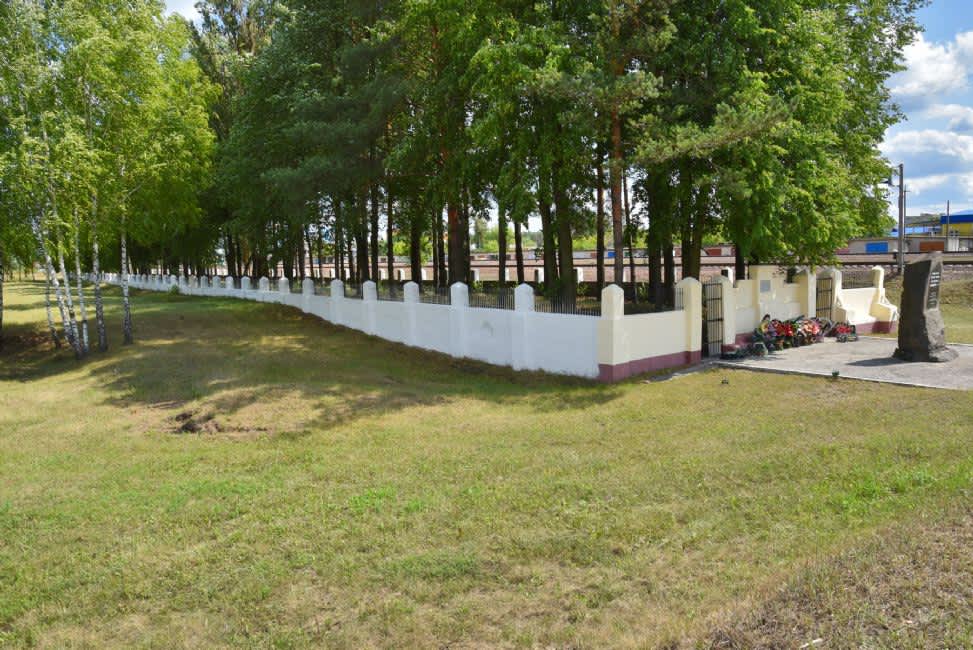 Former Railroad Station murder site of Kalinkovichi Jews, today Sovetskaya Street in Kalinkovichi. Photographer: 	Alexander Litin, 2015.