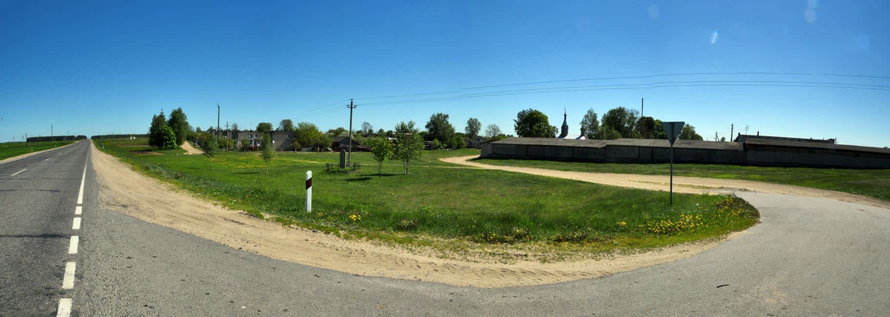 Former shooting site of the Bielica Jews. Photographer: 	Alexander Litin, 2018.