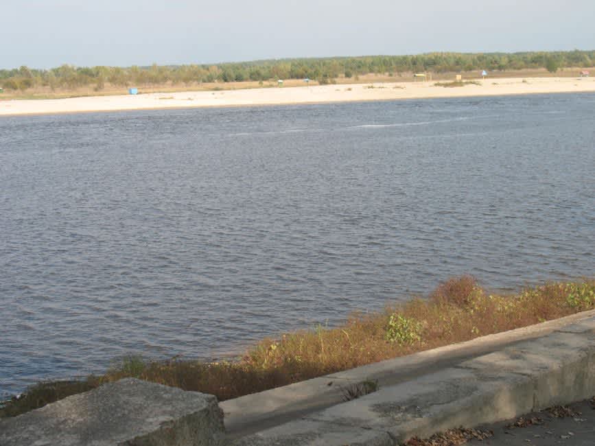 The Pripyat River. Photographer: 	Inna Gerasimova, 2010.