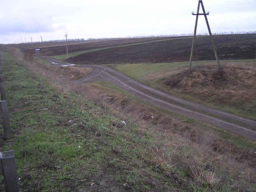 Site of the murder of Ladyzhinka's Jews, current view