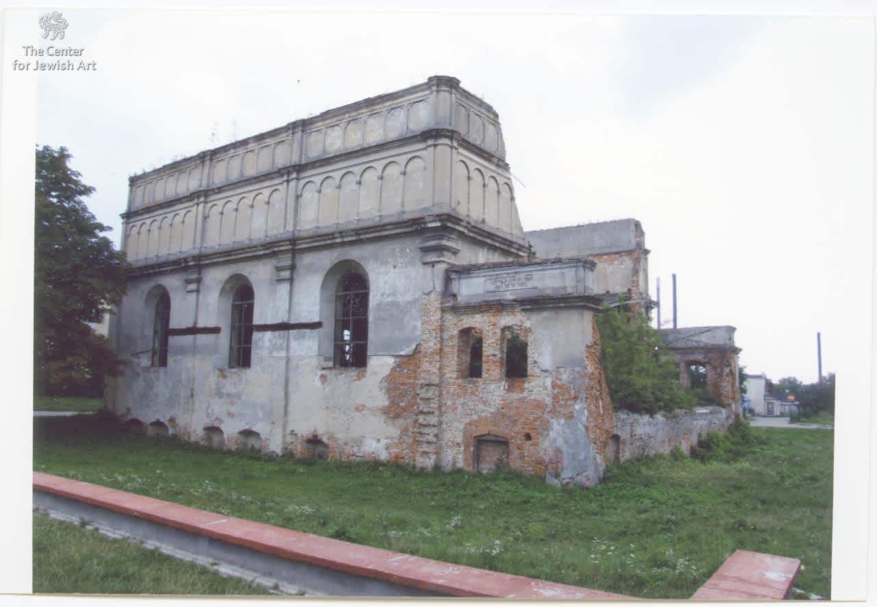 The ruins of the Old Synagogue in Brody, which was built in the 18th century