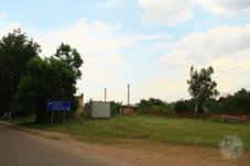 The area of the former synagogue in Ushomir, 2017. Photographer: Eugene Shnaider, 2017.