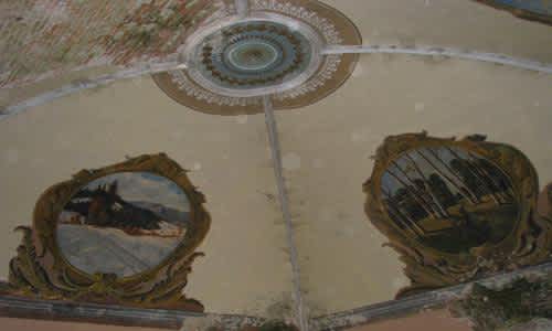 The Great Synagogue in Bolechów - interior view.. Photographer: 	Vladimir Levin.